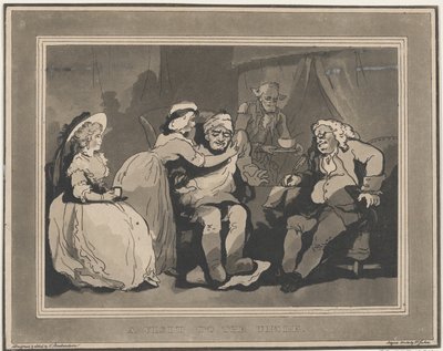 叔父への訪問、1794 年 12 月 20 日、1794 年 12 月 20 日 作： Thomas Rowlandson