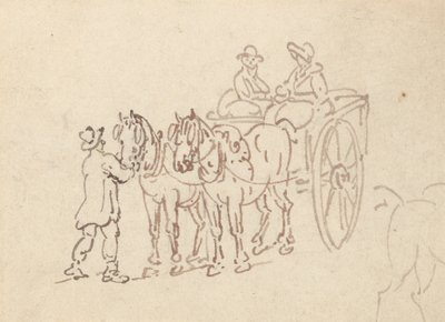 アルバムの描画 作： Thomas Rowlandson