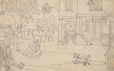 アルバムの描画 作： Thomas Rowlandson