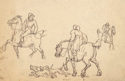 アルバムの描画 作： Thomas Rowlandson