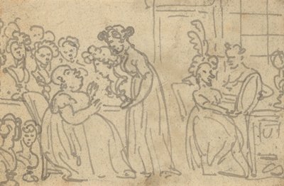 アルバムのイラスト 作： Thomas Rowlandson