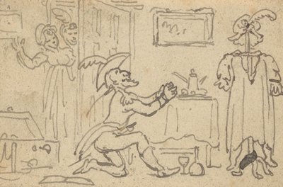 アルバムのイラスト 作： Thomas Rowlandson