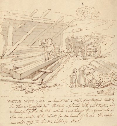 アルバムのイラスト 作： Thomas Rowlandson