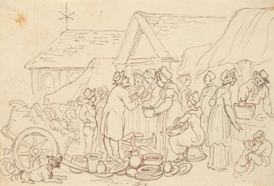 アルバムのイラスト 作： Thomas Rowlandson