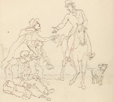 アルバムのイラスト 作： Thomas Rowlandson