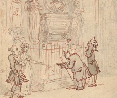 アルバムのイラスト 作： Thomas Rowlandson