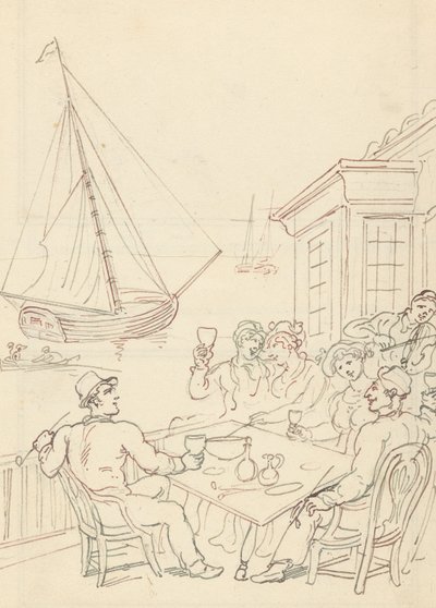 アルバムのイラスト 作： Thomas Rowlandson