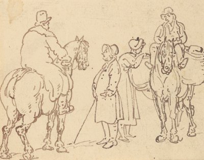 アルバムのイラスト 作： Thomas Rowlandson