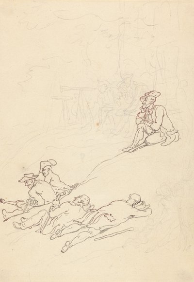 アルバムのイラスト 作： Thomas Rowlandson