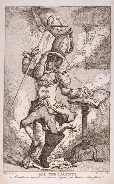 すべての才能、1807 年 4 月 18 日、1807 年 4 月 18 日。 作： Thomas Rowlandson