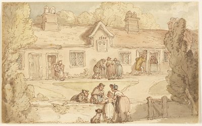 トッテナムの施し屋 作： Thomas Rowlandson