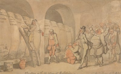 ブルストロードのエールセラーの改造 作： Thomas Rowlandson