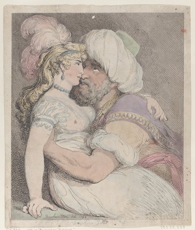 情に厚いトルコ人 作： Thomas Rowlandson