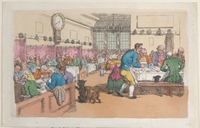 食堂 作： Thomas Rowlandson