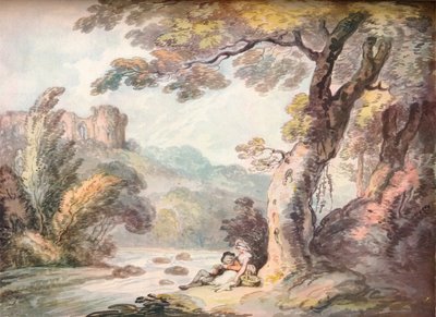 牧歌、c1815 作： Thomas Rowlandson