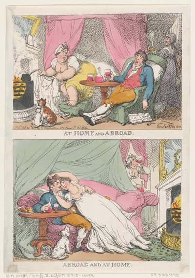 1807 年 2 月 28 日、1807 年 2 月 28 日。 作： Thomas Rowlandson