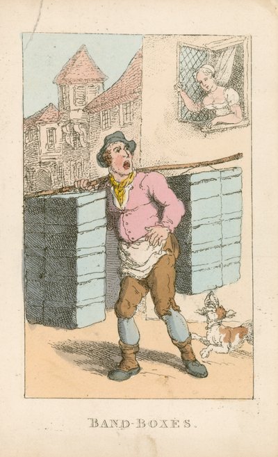バンドボックス 作： Thomas Rowlandson
