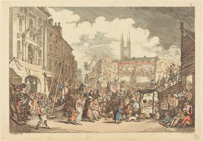 バーソロミュー・フェア 作： Thomas Rowlandson