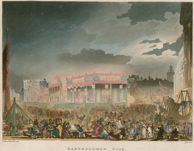 バーソロミューフェア 作： Thomas Rowlandson
