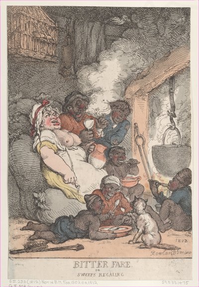 Bitter Fare or Sweeps Regaling, 1812., 1812. 作： Thomas Rowlandson