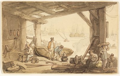 ボートビルダー 作： Thomas Rowlandson