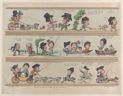 部屋とスクリーンの境界線、プレート 7、1799 年 5 月 10 日、1799 年 5 月 10 日。 作： Thomas Rowlandson