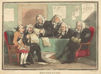 煩わしさ 作： Thomas Rowlandson