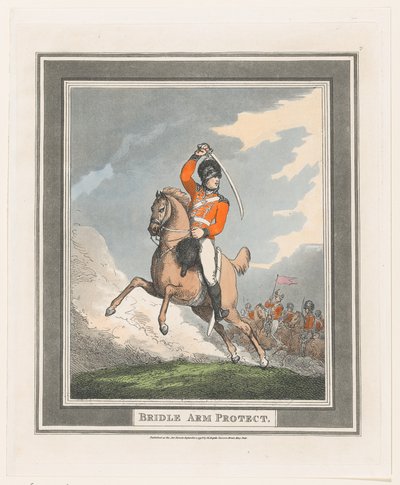 ブライドルアームプロテクト、1798年9月1日、1798年9月1日。 作： Thomas Rowlandson