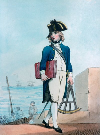 海兵隊候補、1799 作： Thomas Rowlandson