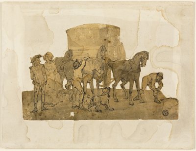 馬車と宿主 作： Thomas Rowlandson
