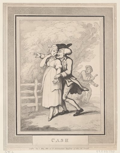 キャッシュ、1800年5月1日、1800年5月1日 作： Thomas Rowlandson