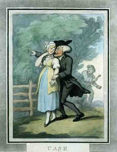 キャッシュ、ルドルフ・アッカーマンのパブ 作： Thomas Rowlandson