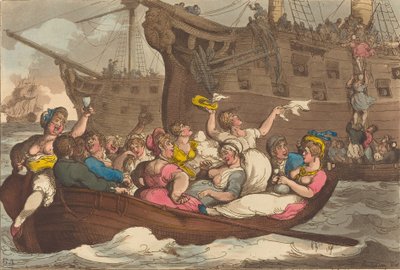 Cattle Not Insurable』（1809年刊）。 作： Thomas Rowlandson