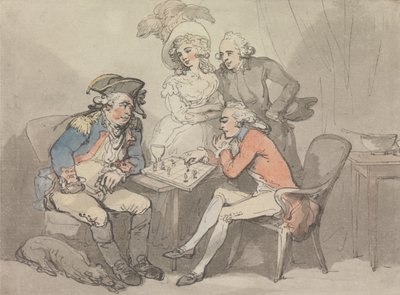 チェックメイト 作： Thomas Rowlandson
