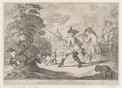 City Foulers-Mark!, 1799., 1799. 作： Thomas Rowlandson