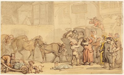 コーチ交代馬 作： Thomas Rowlandson