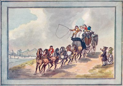 コーチとシックス、1907 作： Thomas Rowlandson