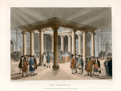 石炭交換 作： Thomas Rowlandson