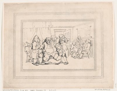 Comforts of Bath、プレート 1、1798 年 1 月 6 日、1798 年 1 月 6 日。 作： Thomas Rowlandson