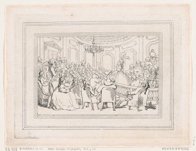 「バスの安らぎ」、図版2 作： Thomas Rowlandson