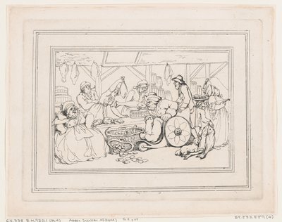 『バスの安らぎ』、第4版 作： Thomas Rowlandson
