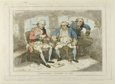 海に従事する司令官 作： Thomas Rowlandson