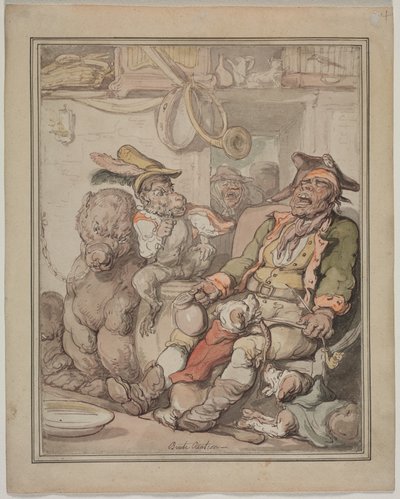 比較解剖学研究、c。 1810-1820。 作： Thomas Rowlandson