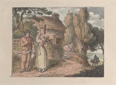 コーンウォール、見守る者 作： Thomas Rowlandson