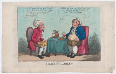 冗談を割る、1808 年 11 月 15 日、1808 年 11 月 15 日。 作： Thomas Rowlandson