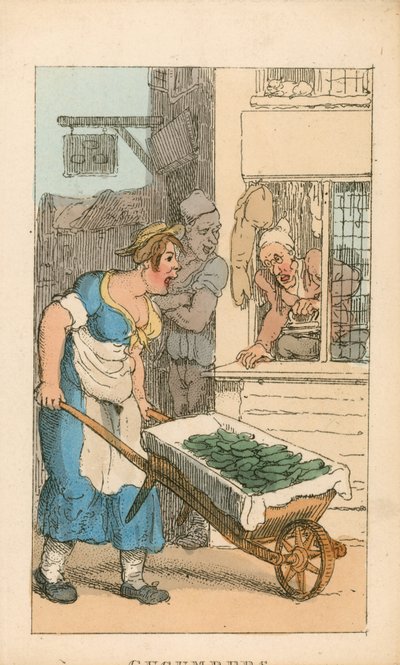 キュウリ 作： Thomas Rowlandson