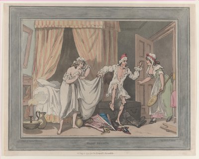 湿ったシート、1791 年 8 月 1 日、1791 年 8 月 1 日 作： Thomas Rowlandson