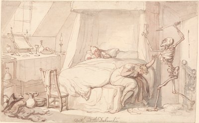 死と放蕩者 作： Thomas Rowlandson