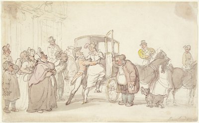 別れの場面 作： Thomas Rowlandson