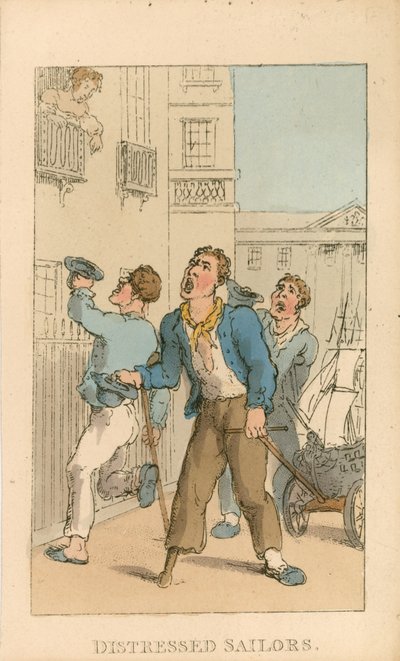 苦しめられた船員 作： Thomas Rowlandson